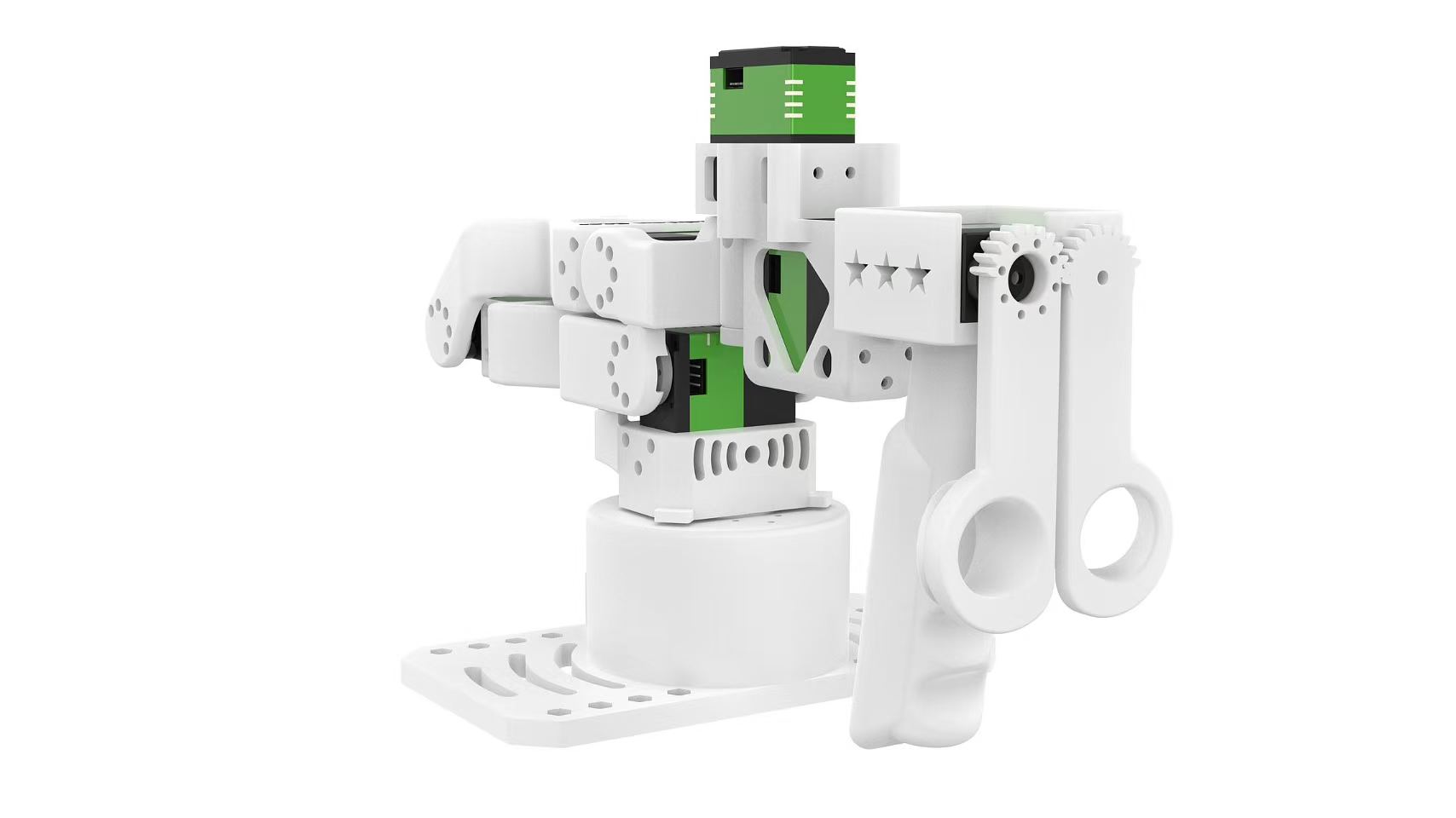 reBot Arm 102 leader arm at its zero position